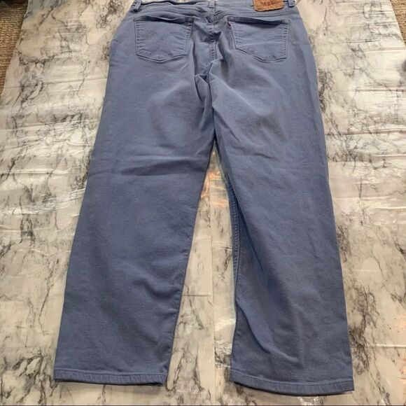 Vintage Levi’s 550 Blue Jeans Relaxed fit tapered size 18 MIS / see measurements - Picture 5 of 8